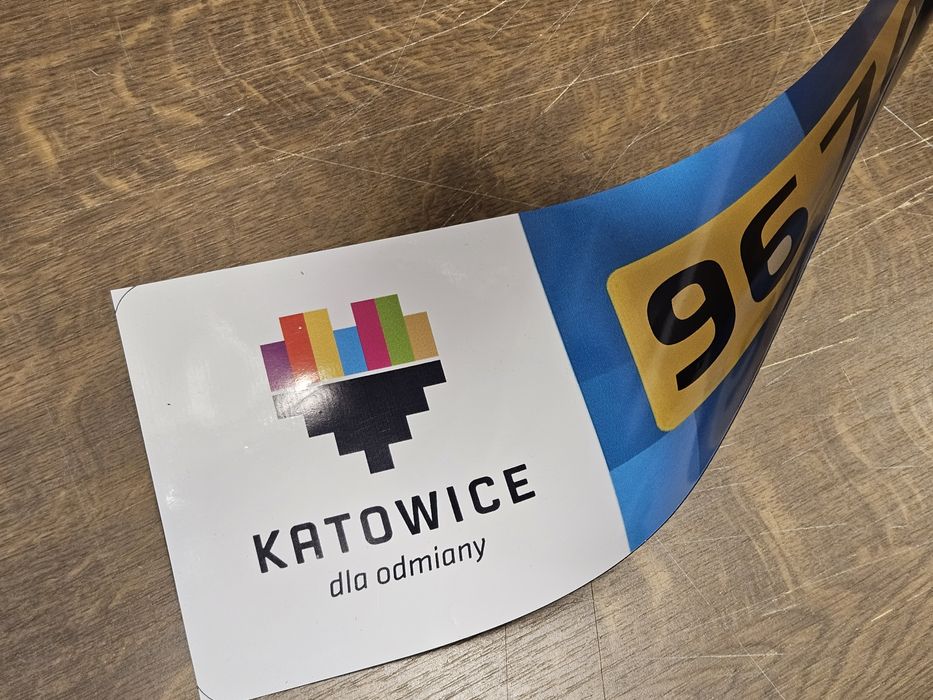 Magnes na auto z Twoją grafiką MAGNETYCZNE 2 sztuki rozmiar 15x37cm
