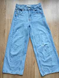 Jeans o kroju Wide Leg Barrel Zara - 152