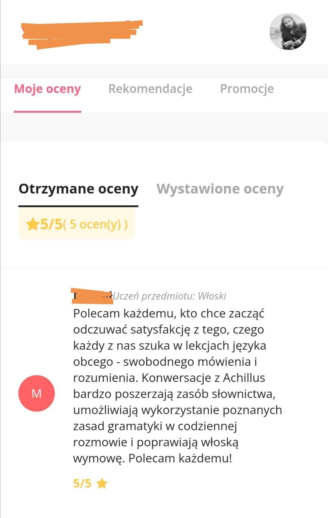 Język Włoski Native Speaker. Nauka, korepetycje.Mowie biegle po Polsku