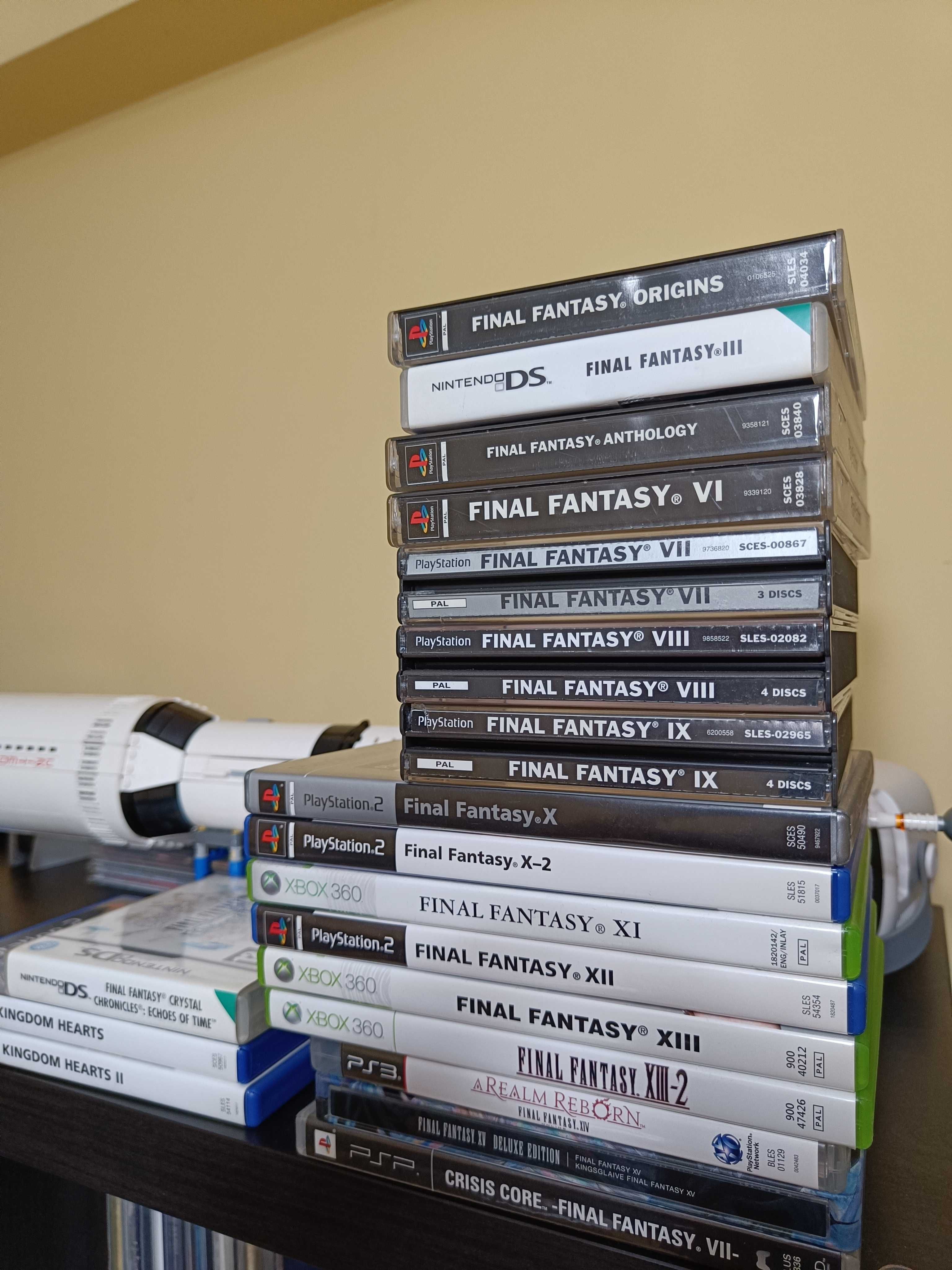 Colecção Final Fantasy (I até ao XV) - PS1/PS2/PS3/PS4