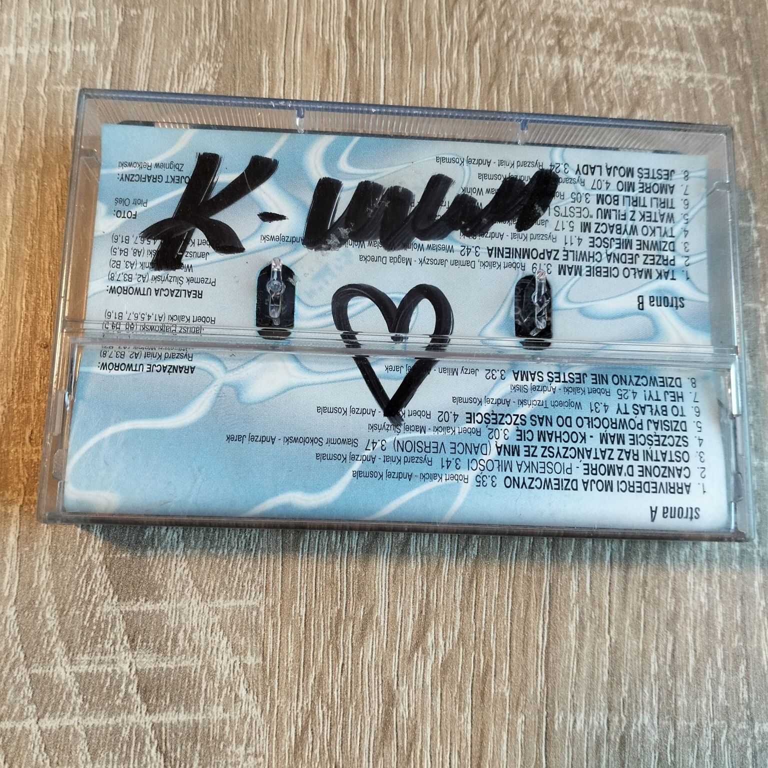 Kaseta magnetofonowa Krzysztof Krawczyk z autografem unikat