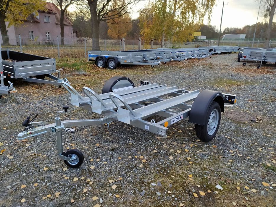 Neptun Moto 3 pod motocykle  Przyczepa Neptun pod 3 moto motocykle uchylna mocna