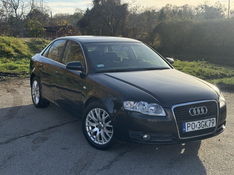 Audi A4 B7 2.0 TDI 2007r. Automat/tempomat/klima/alu/czujniki parkowan