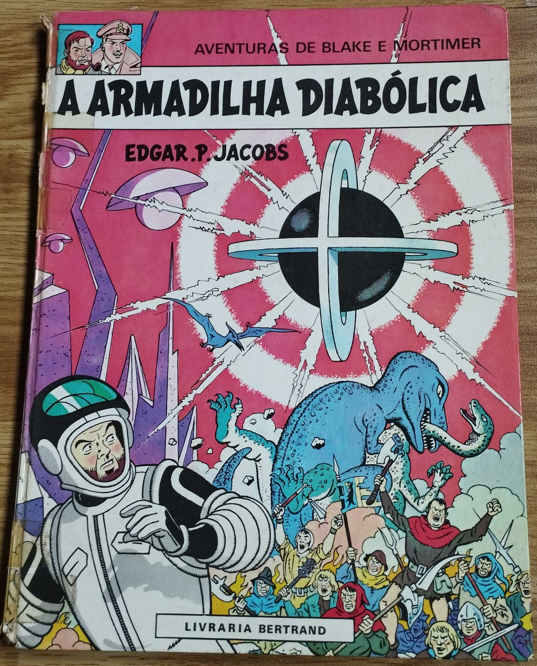 7 Livros Antigos Banda Desenhada Asterix,Spirou,Blake & Mortimer