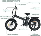 20”Rower elektryczny WINDGOO F21 PRO 250W 48V 12.5AH MTB PAS 70KM +APP