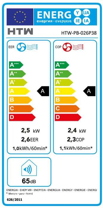 Ar condicionado portátil HTW PB-026P38 9K BTU Frio/Quente, até 20m²