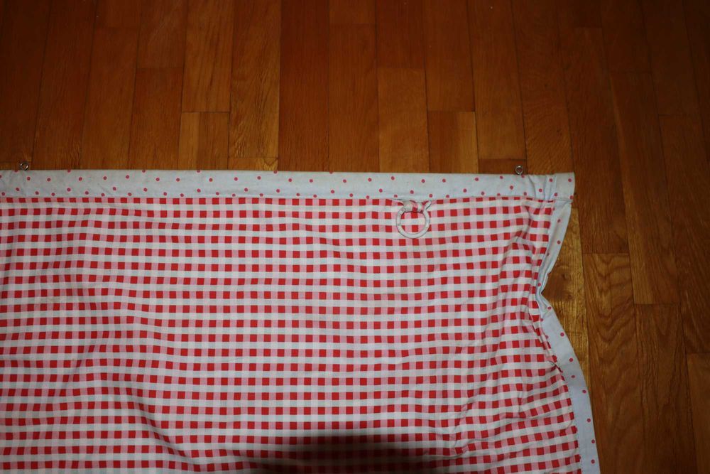 Cortina IKEA de duas faces – 100% algodão – 135x170 cm