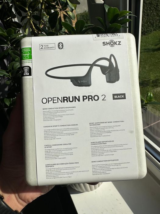 Słuchawki do biegania Shokz OpenRun Pro 2 czarne TOMI-TECH