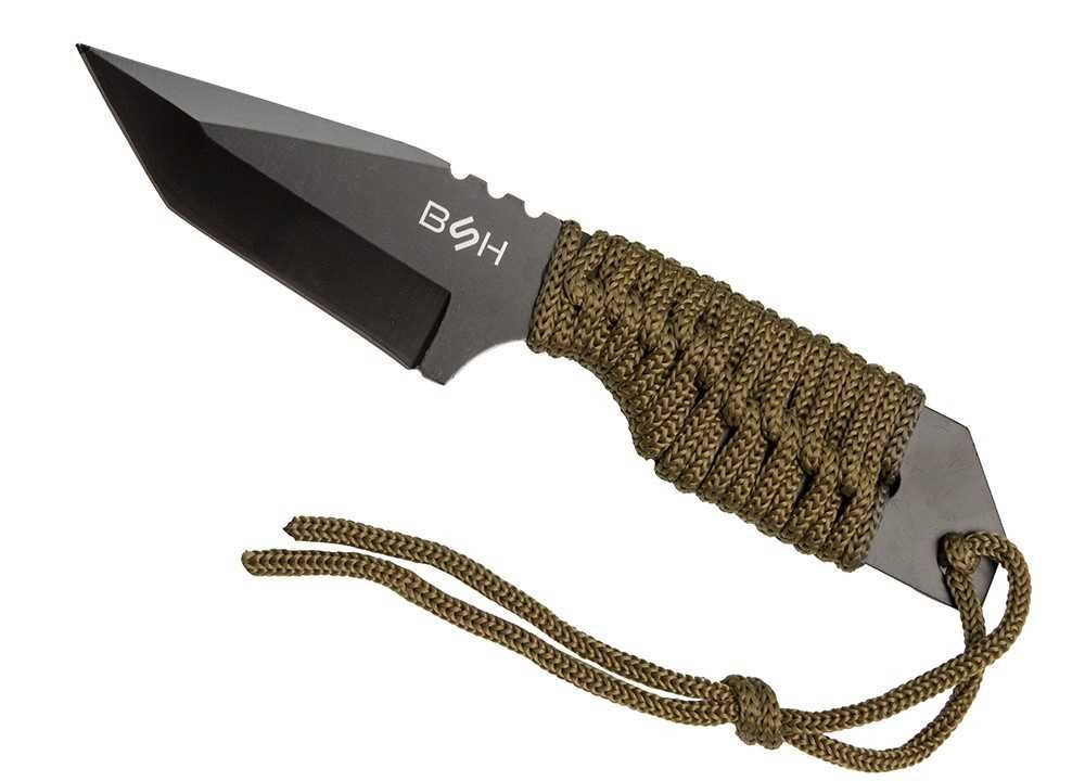 Nóż taktyczny pokrowiec survival krzesiwo BSH N-313 ka-bar polowanie