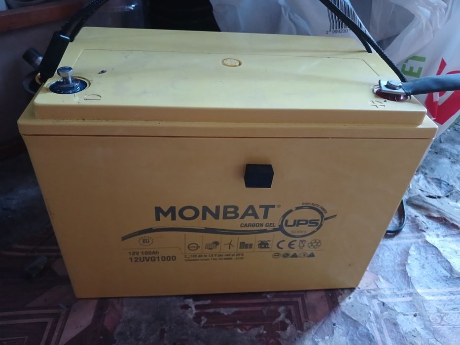 Акумулятор MONBAT 100А 12V Gel резервного питание