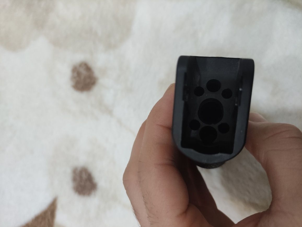 Punho airsoft AEG adotado para HPA