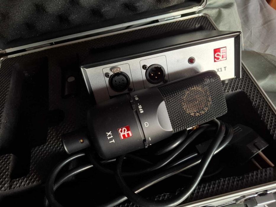 Lampowy mikrofon pojemnościowy studyjny SE X1 T  - wybitny dźwięk