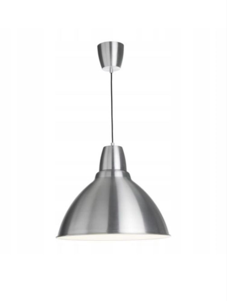 Ikea Foto lampa wisząca sufitowa 38 cm aluminium srebrna nowa