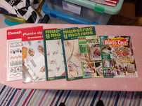 6 revistas ponto cruz com envio incluído