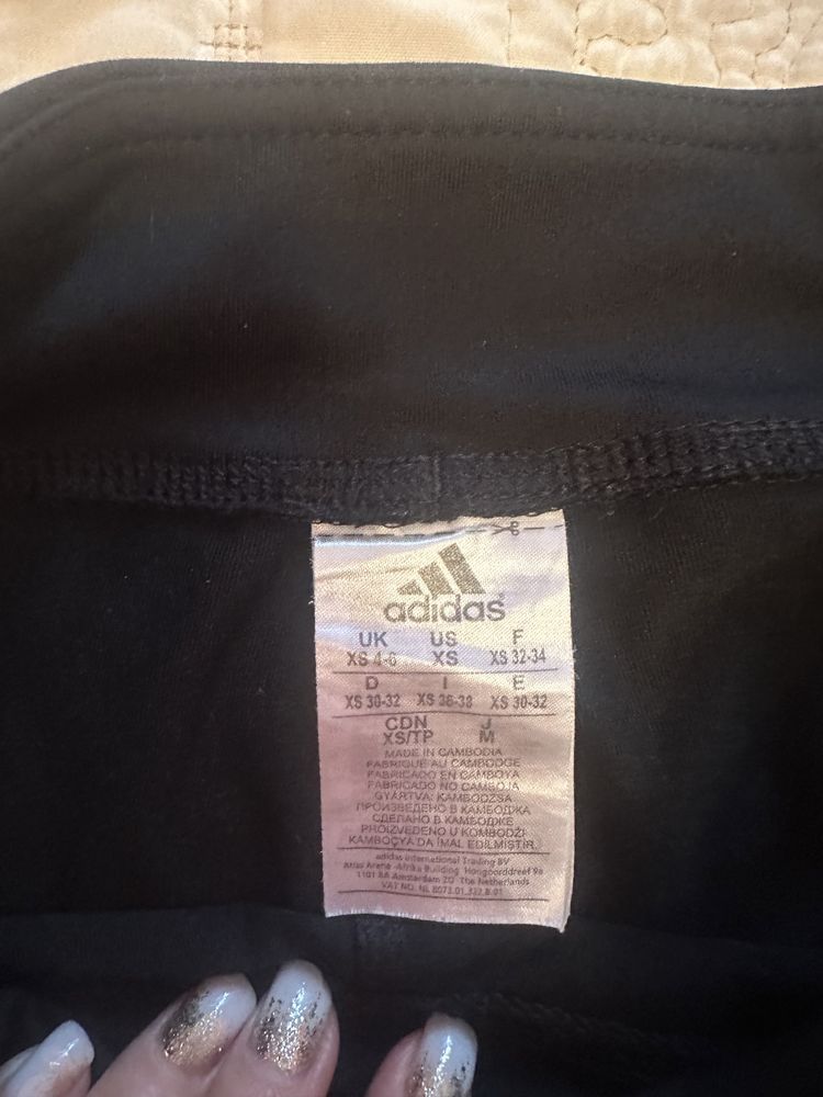 Леггинсы Adidas/Адидас для спорта, размер XS
