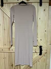 H&M piękna cielista sukienka rozmiar 36