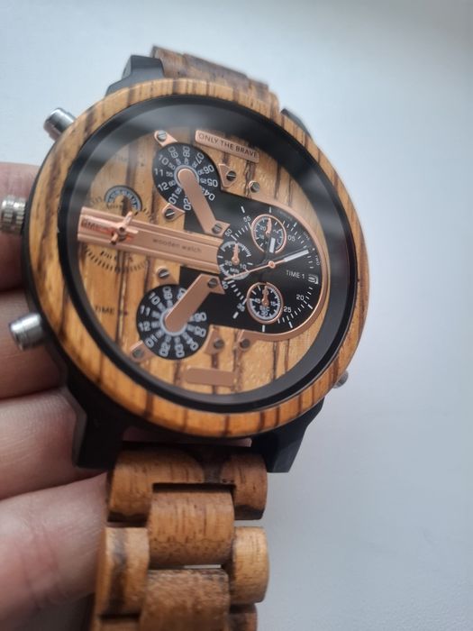 Nowy drewniany zegarek Wooden Watch