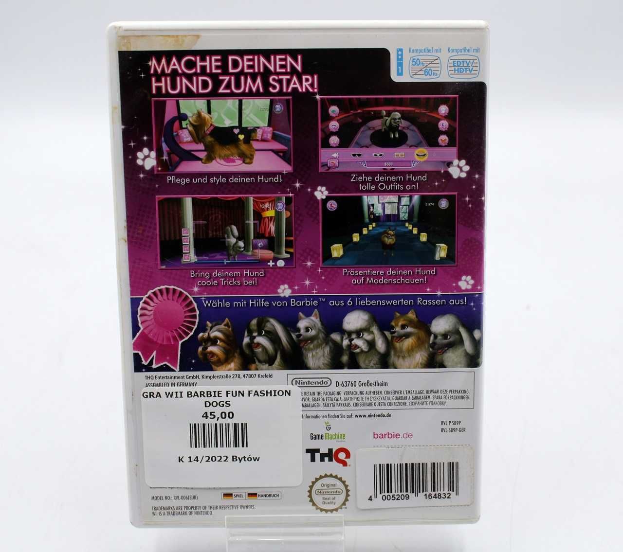 Gra Wii Barbie Groom and the glam pups
