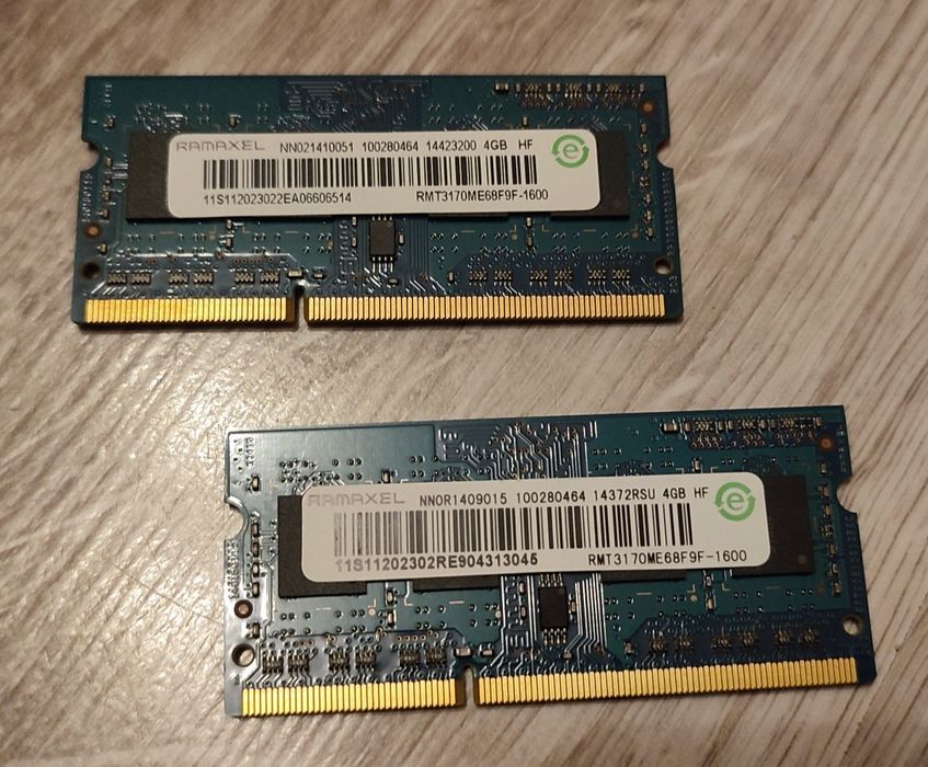 Pamięć do laptopa DDR3L (2szt. x4GB) 1600Mhz CL11