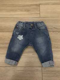 Zara Baby jeanst z mankietami rozmiar 68 3-6 miesiecy