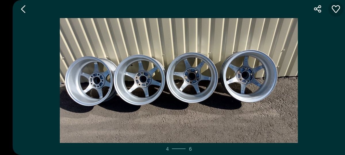 Диски 5/112/r15 vw..