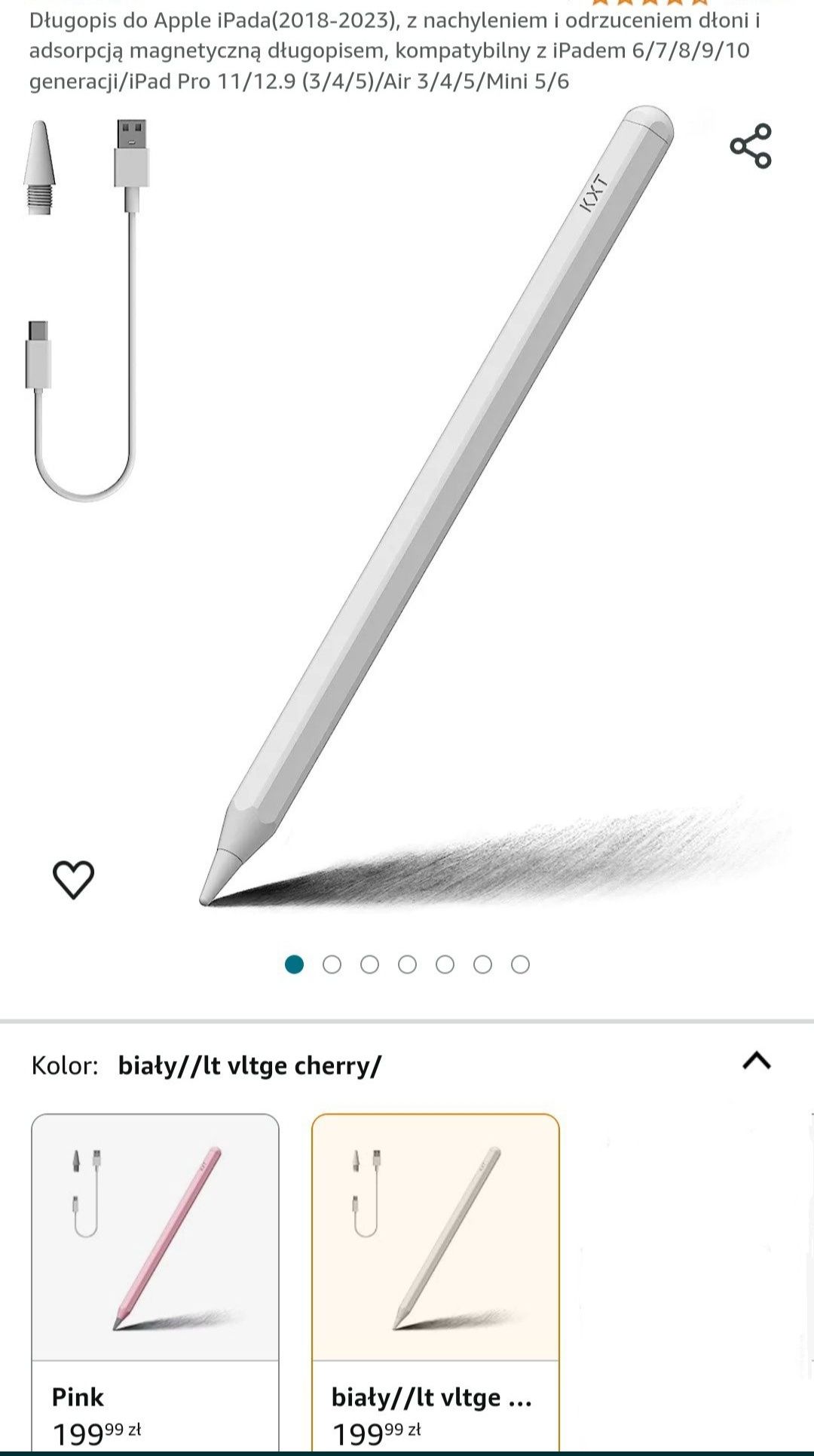 Okazja! Nowy rysik KXT Hexagonal, iPad 2018’-2024, jak Logitech Crayon