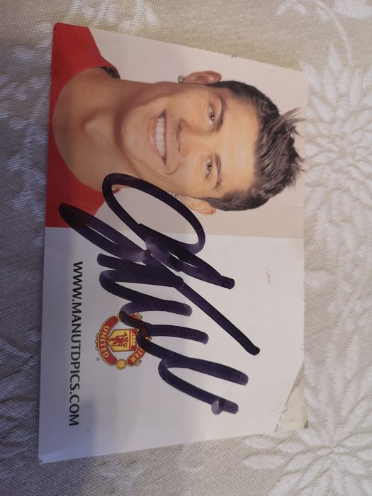 Autógrafo Cristiano Ronaldo