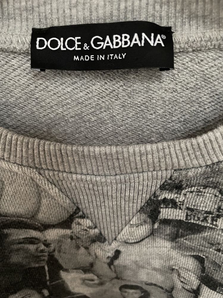 Dolce & Gabbana Muhammad Ali crewneck oryginał unikat