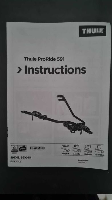 Suporte de bicicleta Thule Proride 591