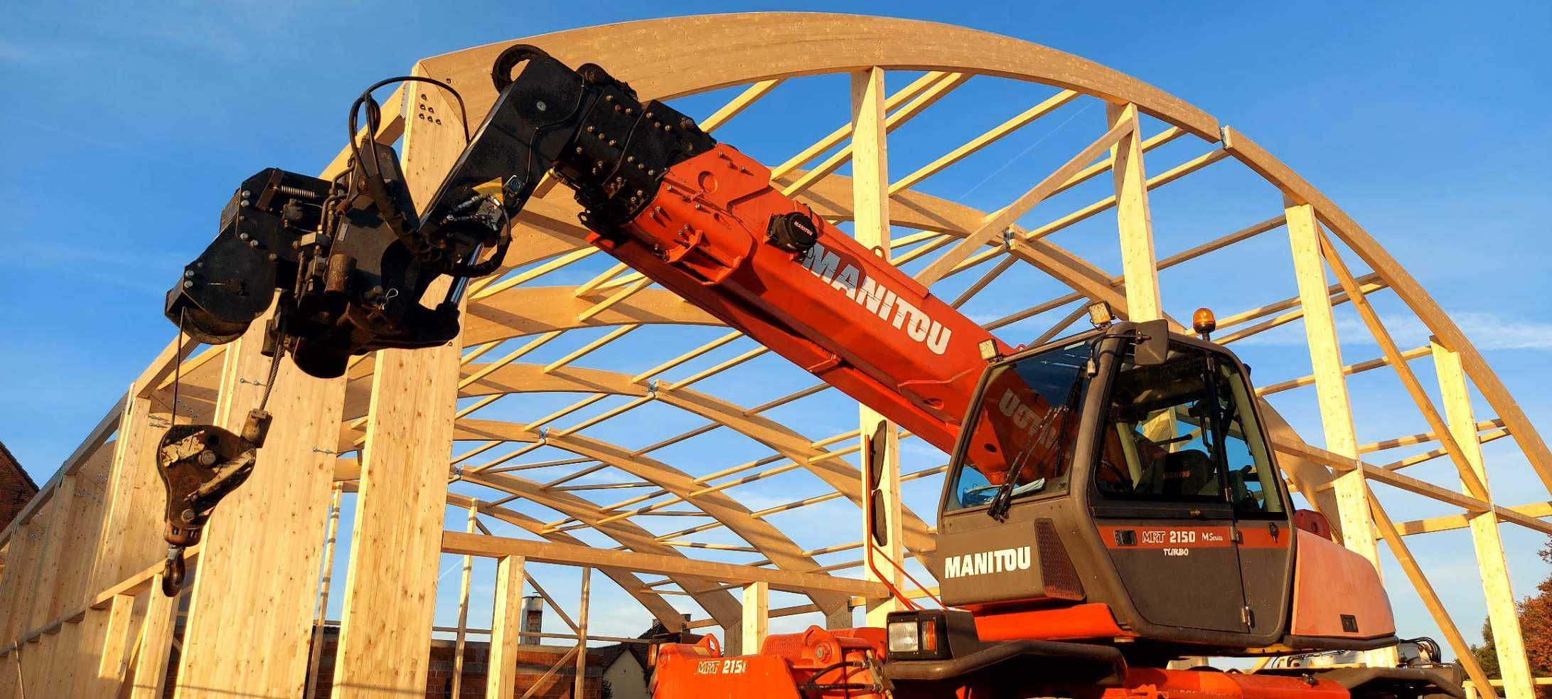 Wynajem ładowarki Teleskopowej Manitou  MRT 2150 , MRT 2540 Obrotowe