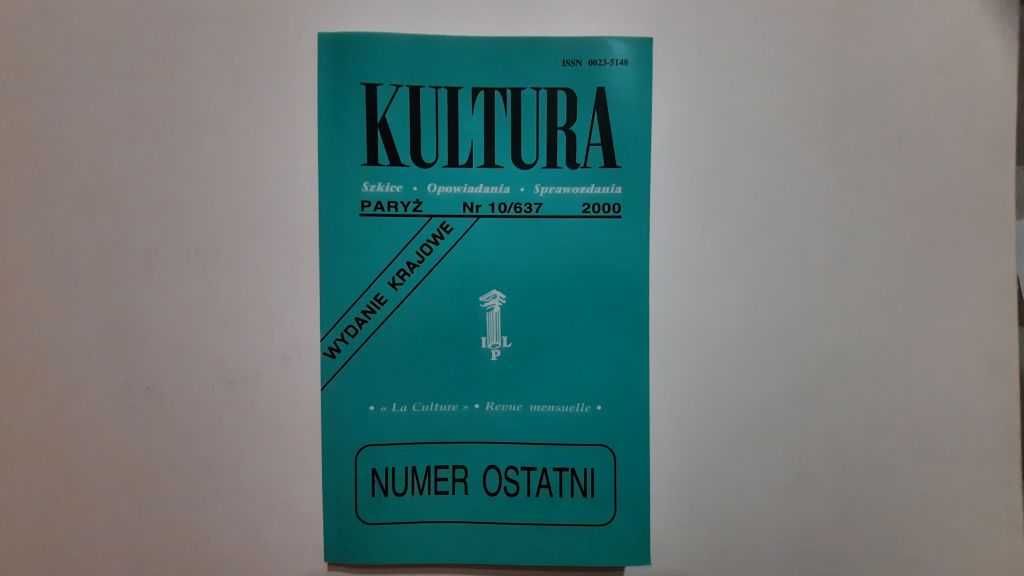 Kultura Paryż Nr 10/637 Numer ostatni