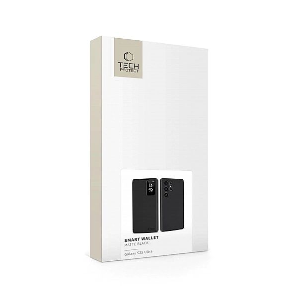 Etui Tech-Protect Smart Wallet na Samsung Galaxy S25 Ultra - czarny ma