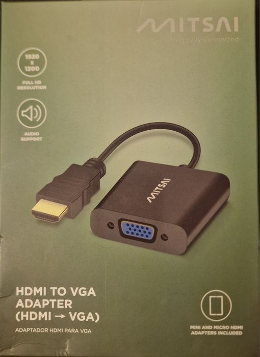 Adaptador HDMI para VGA