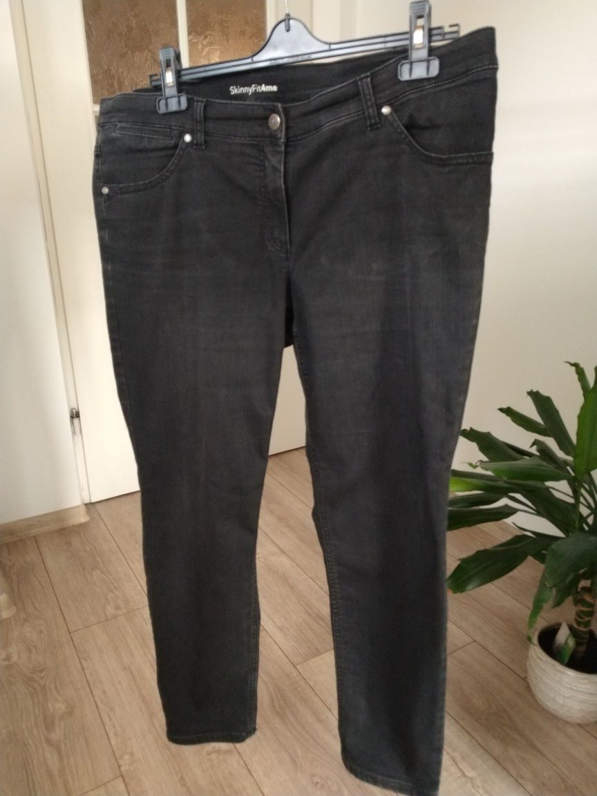 Gerry Weber czarne spodnie rurki 46 48 XL XXL