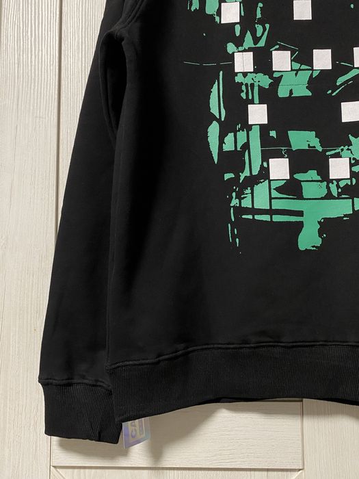 Світшот чоловічий CAV EMPT з принтом котон чорний made in japan