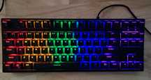 Klawiatura gamingowa - mechaniczna Krux ATAX RGB TKL (Outemu Blue)