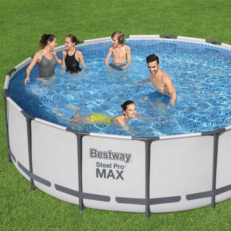 Piscina BESTWAY ROUND STEEL Pro Max com 457X122 CM