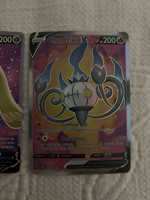 3 cartas de pokémon especiais
