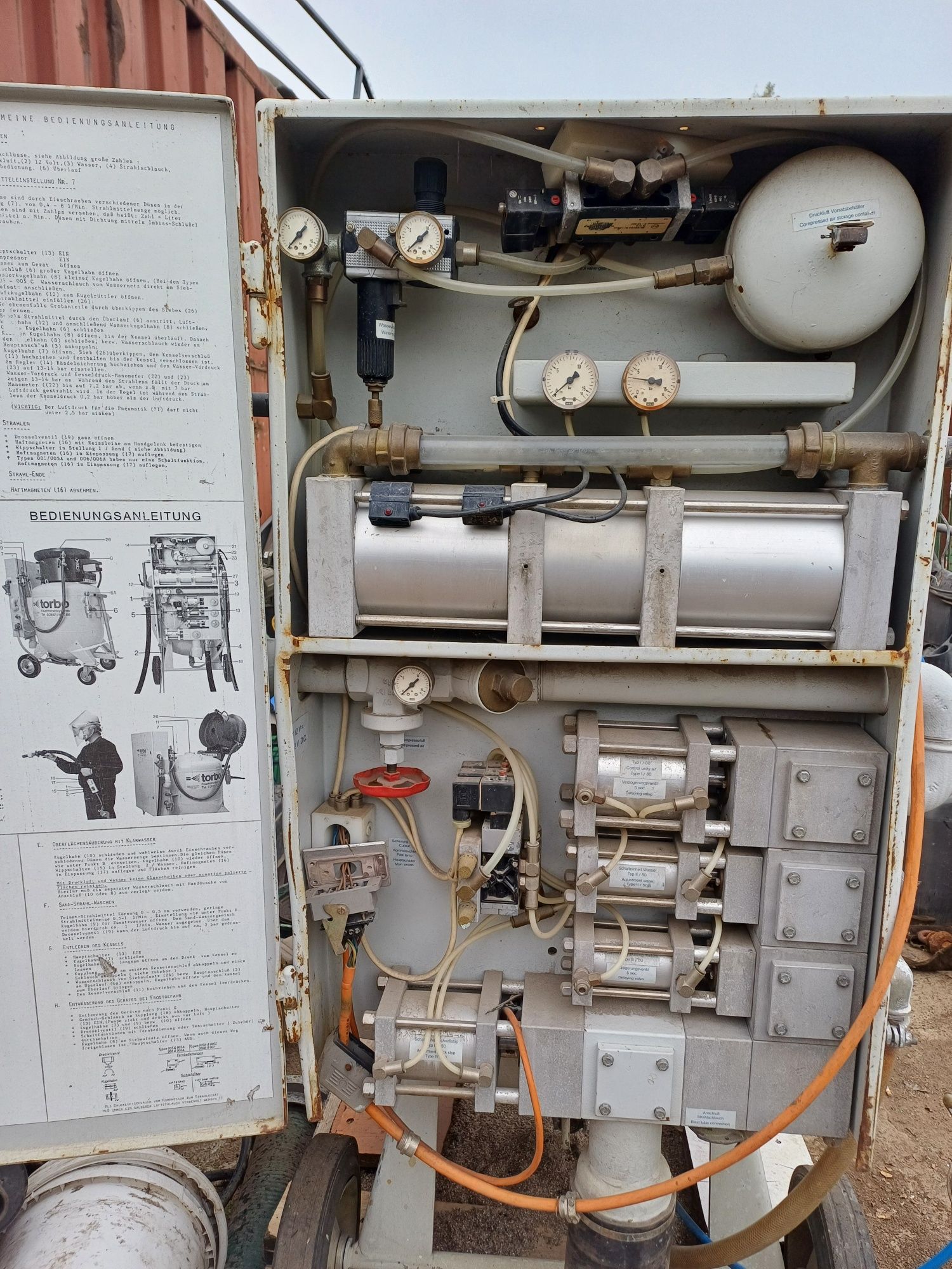 Kompresor atlas copco do piaskowania piaskarka