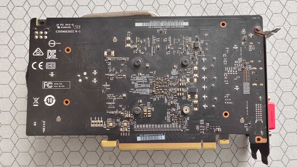 MSI GeForce GTX 1050 TI Gaming X 4GB GDDR5