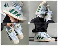 (Є ПІСЛЯПЛАТА) Унісекс кросівки Adidas Campus 00s Beige/Green бежеві