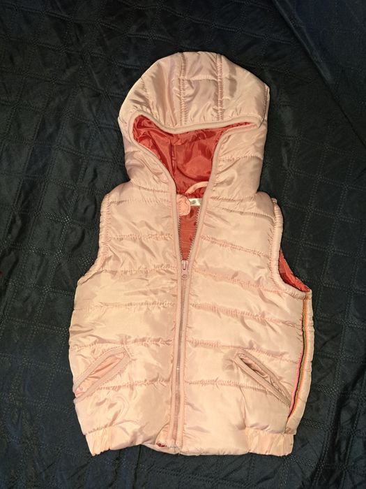 Kamizelka ocieplana dla dziewczynki