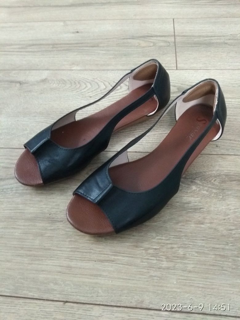 Buty damskie sandały z odkrytymi palcami r. 38