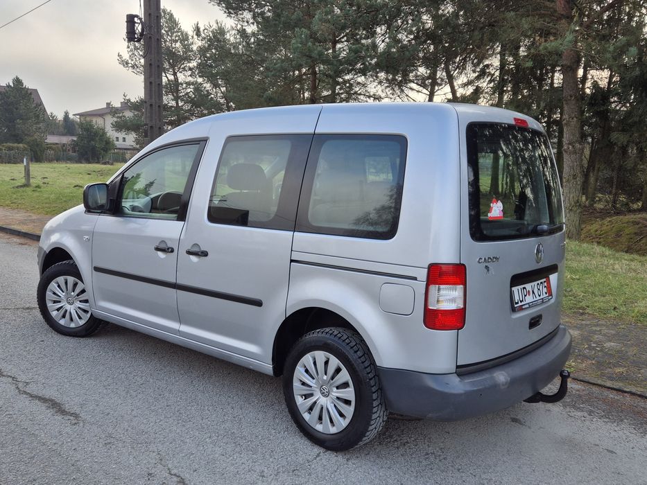 VW CADDY 1.6B MPI OPŁACONY Z Niemiec Klima Elektryka 5os Stan BDB!!