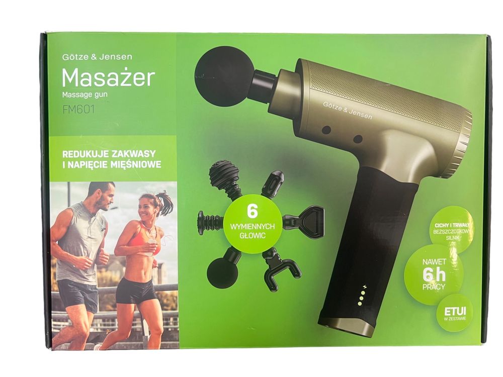 Götze & Jensen FM601 masażer pistolet nowy