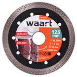 Tarcza diamentowa Waart W23D512 do ceramiki 125 x 1,4 x 22,23mm