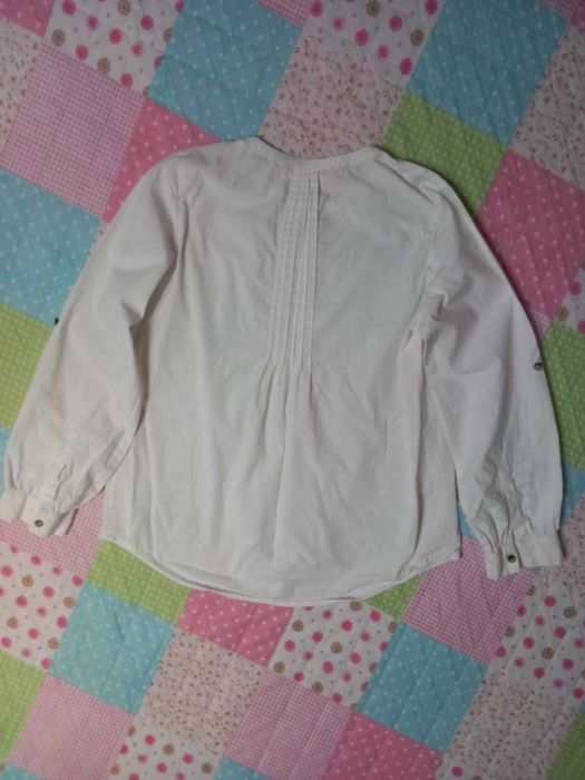 Blusa branca Zippy, tamanho 12 anos
