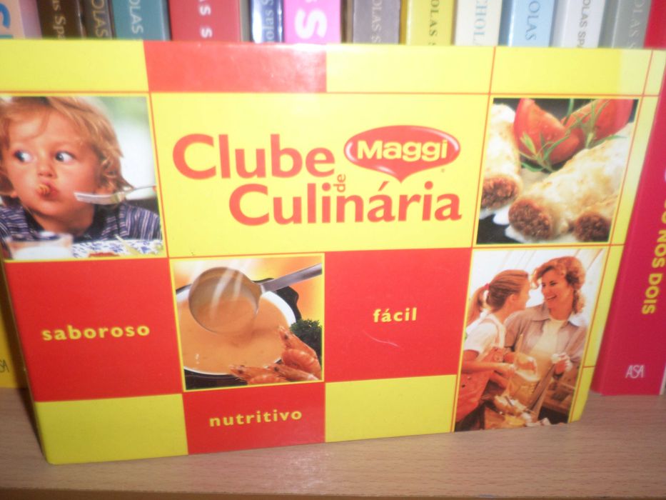 Capa com receitas/ 2 livros / revistas