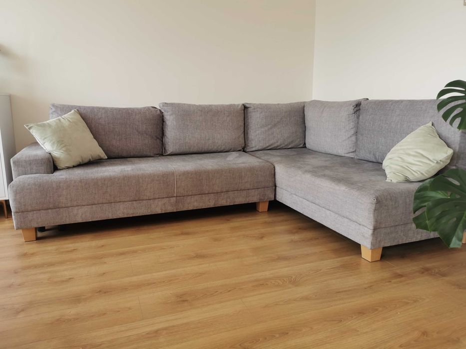 Sofa narożna szara Agata Meble