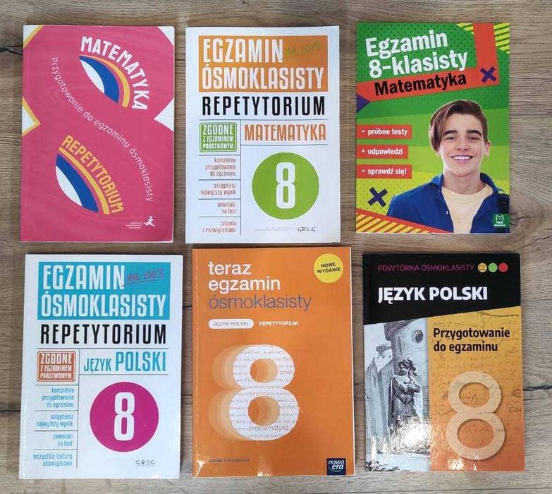 Zestaw repetytorium do egzaminu ósmoklasisty